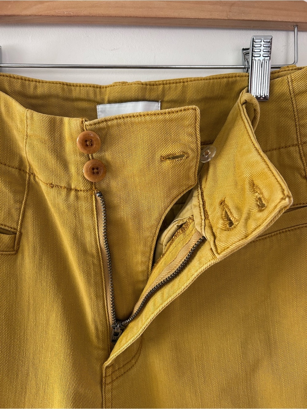 DU/ER LUXTWILL HIGH RISE TROUSER | Mustard | 26/26 - Picture 8 of 11